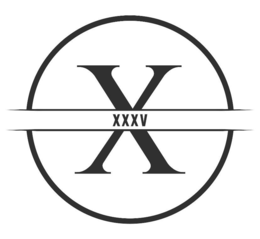 X XXXV logo
