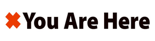X YOU ARE HERE logo