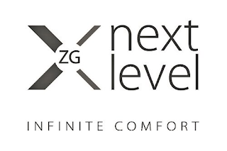 X ZG NEXT LEVEL INFINITE COMFORT logo