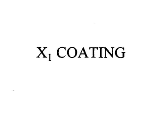 X1 COATING logo