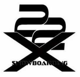 X22 SNOWBOARDING logo