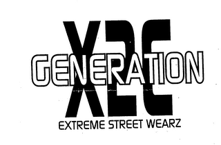 X2C GENERATION EXTREME STREET WEARZ logo
