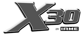 X30 BY IAME logo