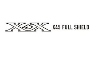 X45X X45 FULL SHIELD logo