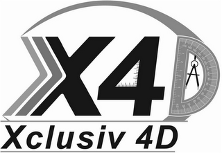 X4D XCLUSIV 4D logo