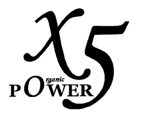 X5 ORGANIC POWER logo
