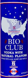 X6 SIX TIMES DISTILLED MADE IN THE USA BIO CLUB VODKA WITH NATURAL FLAVORS INFUSED WITH ALOE, HONEY AND VANILLA X6 SIX TIMES DISTILLED BIO MADE IN THE USA GLUTEN FREE 750 ML 40% ALC. VOL. logo