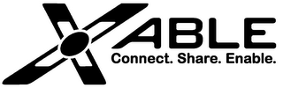 XABLE CONNECT. SHARE. ENABLE. logo