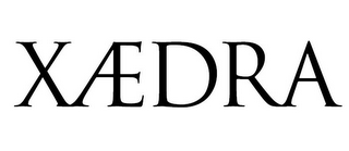 XAEDRA logo