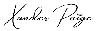 XANDER PAIGE logo