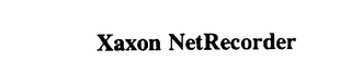 XAXON NETRECORDER logo
