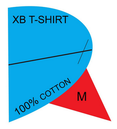 XB T-SHIRT 100% COTTON logo