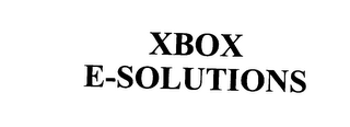 XBOX E-SOLUTIONS