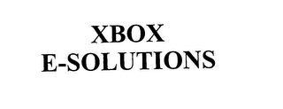 XBOX E-SOLUTIONS