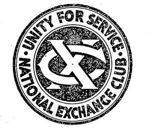 XC-UNITY FOR SERVICE-NATIONAL EXCHANGE CLUB logo