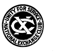XC UNITY FOR SERVICE NATIONAL EXCHANGE CLUB logo