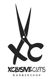 XC XCLUSIVE CUTS BARBERSHOP logo