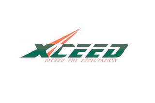 XCEED EXCEED THE EXPECTATION logo