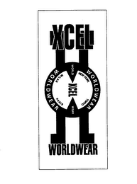 XCEL WORLDWEAR NEW YORK TOKYO MILAN PARIS logo