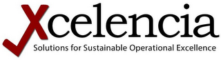 XCELENCIA SOLUTIONS FOR SUSTAINABLE OPERATIONAL EXCELLENCE logo
