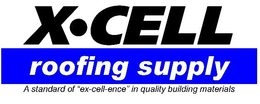 X·CELL ROOFING SUPPLY A STANDARD OF "EX-CELL-ENCE" IN QUALITY BUILDING MATERIALS logo