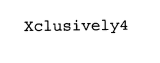 XCLUSIVELY4 logo
