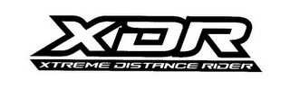 XDR XTREME DISTANCE RIDER logo