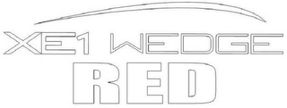 XE1 WEDGE RED logo