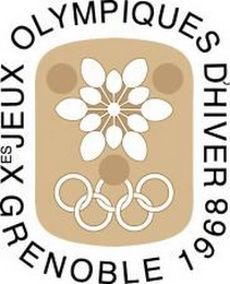 XES JEUX OLYMPIQUES D'HIVER GRENOBLE 1968 logo