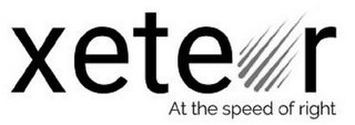 XETEOR AT THE SPEED OF RIGHT logo