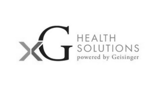 XG HEALTH SOLUTIONS POWERED BY GEISINGER logo