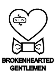 XI IX BROKENHEARTED GENTLEMEN logo