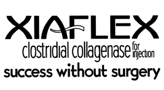 XIAFLEX CLOSTRIDIAL COLLAGENASE FOR INJECTION SUCCESS WITHOUT SURGERY logo