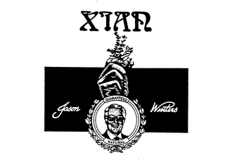 XIAN JASON WINTERS GUARANTEED NATURAL logo