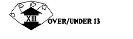 XIII OVER/UNDER 13 logo