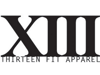 XIII THIRTEEN FIT APPAREL logo