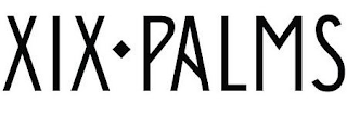 XIX PALMS logo
