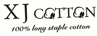 XJ COTTON 100% LONG STAPLE COTTON logo