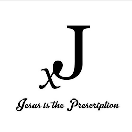 XJ JESUS IS THE PRESCRIPTION logo