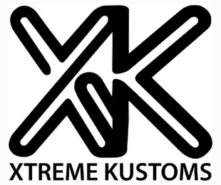 XK XTREME KUSTOMS logo