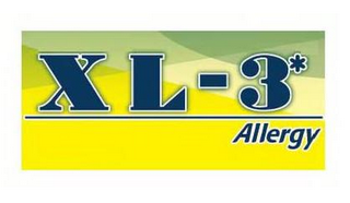 XL-3 ALLERGY logo
