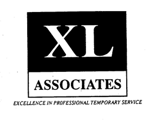 XL ASSOCIATES EXCELLENCE IN PROFESSIONAL TEMPORARY SERVICE logo