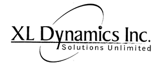 XL DYNAMICS INC.  SOLUTIONS UNLIMITED logo
