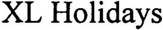 XL HOLIDAYS logo