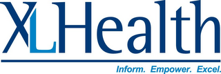 XLHEALTH INFORM. EMPOWER. EXCEL. logo