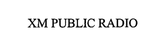 XM PUBLIC RADIO logo