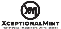 XM XCEPTIONALMINT MASTER ARTISTS. TIMELESS COINS. ETERNAL LEGACIES. logo