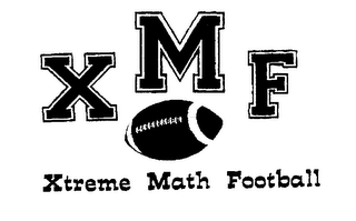 XMF XTREME MATH FOOTBALL logo