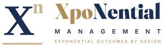XN XPONENTIAL MANAGEMENT EXPONENTIAL OUTCOMES BY DESIGN logo