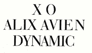 XO ALIX AVIEN DYNAMIC logo